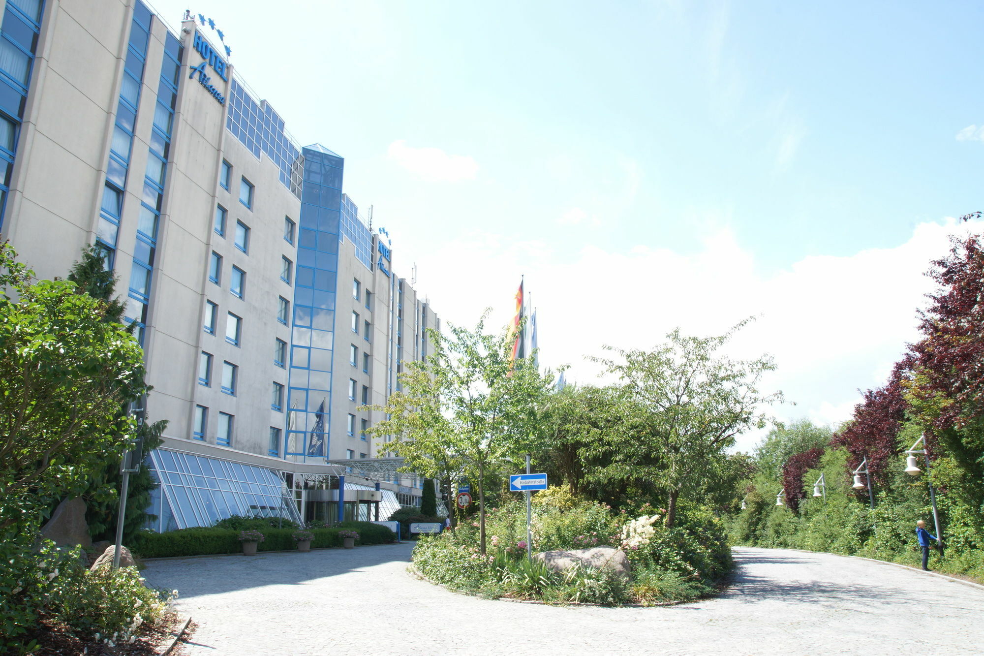 Atlanta Hotel Leipzig Гроспосна Екстериор снимка